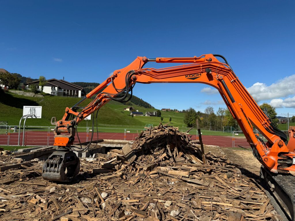 Depot-Neubau in vollem Gange