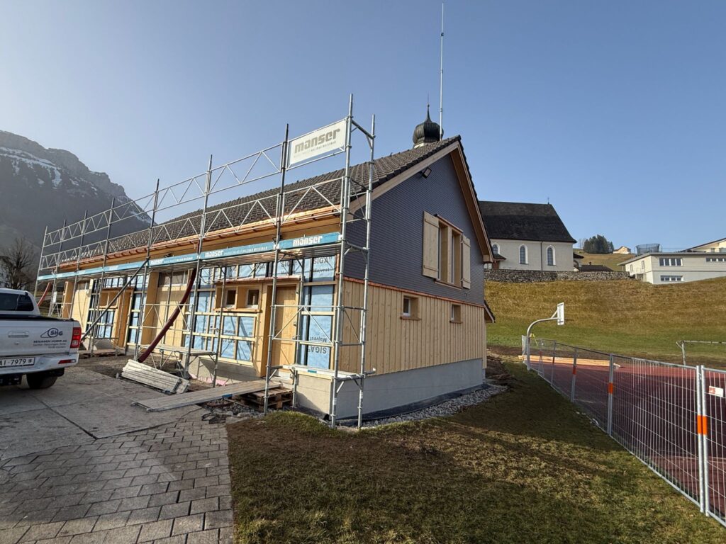 Die Arbeiten schreiten voran